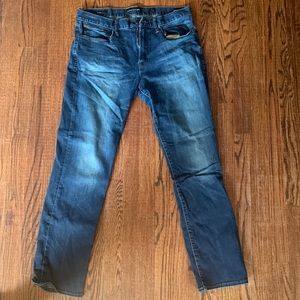 Lucky Brand Mens Denim Jeans Slim 34x32 Blue Wash